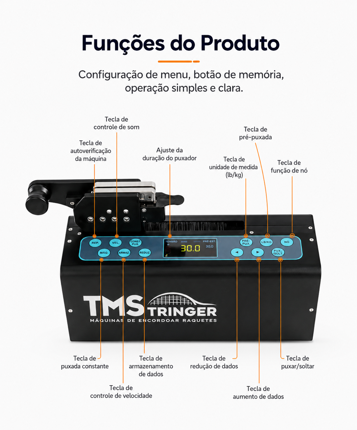 Tensionador Eletrônico MT500 - vista 3